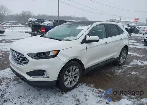 2019 Ford Edge Titanium from USA, damaged, VIN 2FMPK4K96KBB41325